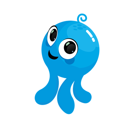 The Baby Squids mascot
